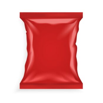 Free Vector | Red plastic bag