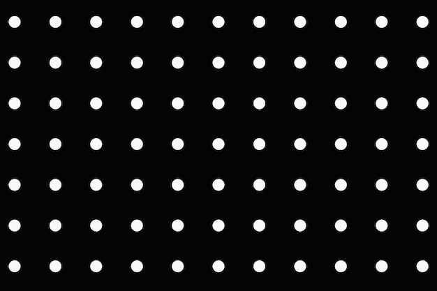 Free Vector | Simple pattern background, polka dot in black and white vector