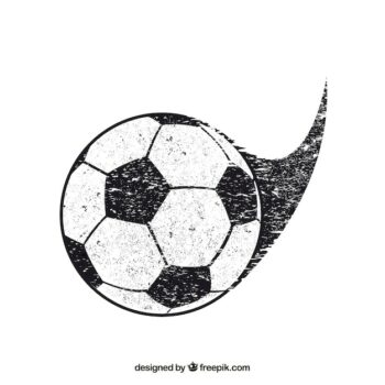 Free Vector | Soccer ball background with texture