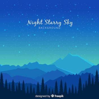 Free Vector | Starry sky background