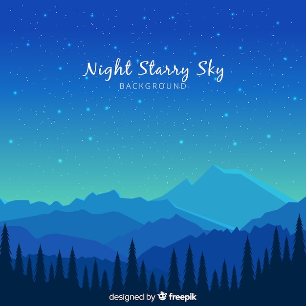 Free Vector | Starry sky background