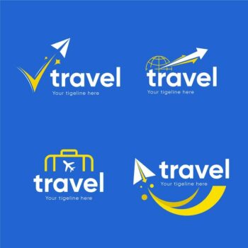 Free Vector | Travel logo collection