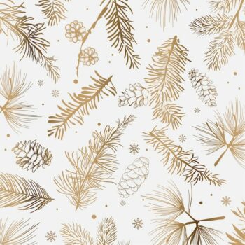 Free Vector | White background with winter decoration vector