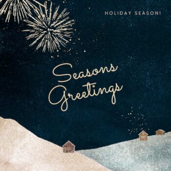 Free Vector | Winter holiday facebook post template, greetings for social media vector