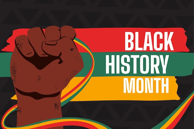 Free Vector | Hand drawn black history month background