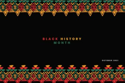 Free Vector | Hand drawn black history month background