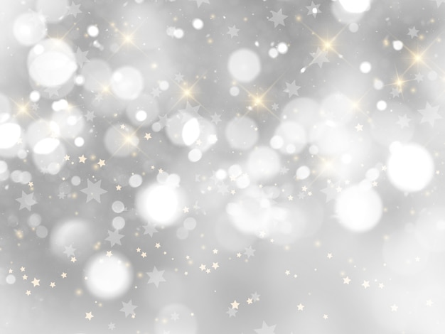 Free Photo | Silver christmas background