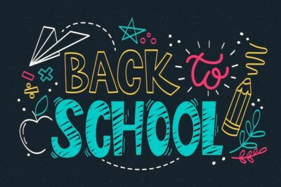 Free Vector | Back to school background theme