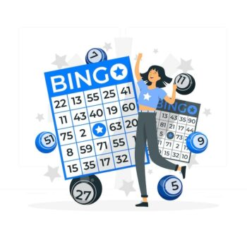 Free Vector | Bingo concept illustration