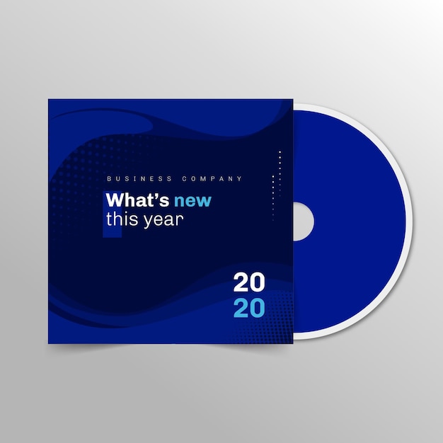 Free Vector | Business cd cover template