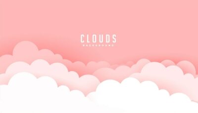 Free Vector | Clouds background in pastel colors