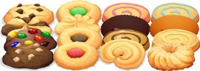 Free Vector | Different types of cookies