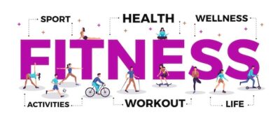 Free Vector | Fitness concept illustration