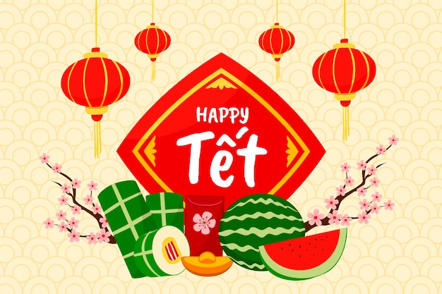 Free Vector | Flat tet background