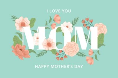 Free Vector | Floral mother's day background