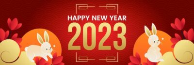 Free Vector | Gradient chinese new year twitter header template