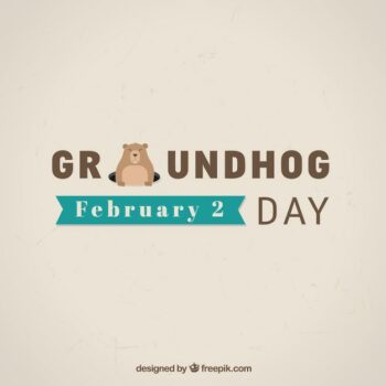 Free Vector | Groundhog day