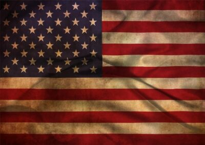 Free Vector | Grunge style american flag background