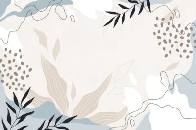 Free Vector | Hand drawn doodle floral background