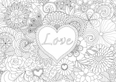 Free Vector | Hand drawn love background
