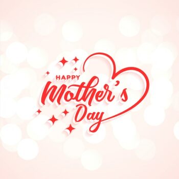 Free Vector | Happy mothers day creative lettering background design