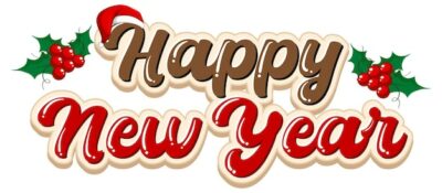 Free Vector | Happy new year 2023 text for banner design