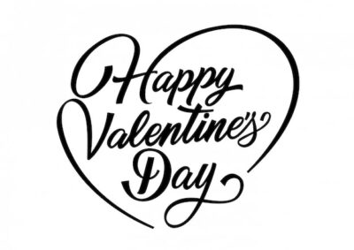 Free Vector | Happy valentines day lettering
