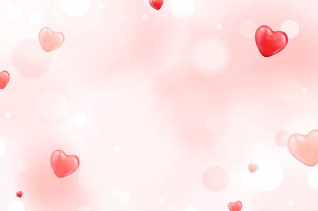 Free Vector | Little red heart background