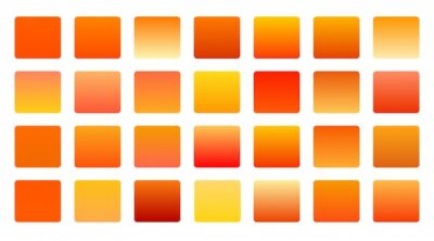 Free Vector | Orange shades gradients big set background