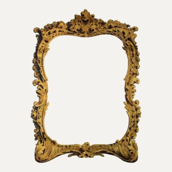 Free Vector | Picture frame sticker, home decor in vintage gold design vector