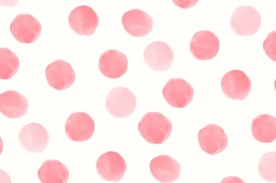 Free Vector | Pink round seamless pattern  wallpaper design