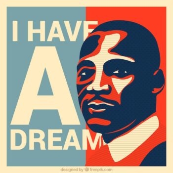 Free Vector | Portrait martin luther king