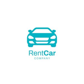 Free Vector | Professional car rental logo