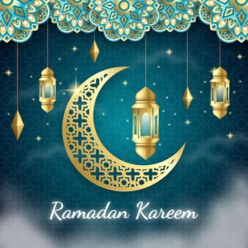 Free Vector | Realistic ramadan kareem background