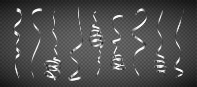 Free Vector | Realistic silver serpentine collection