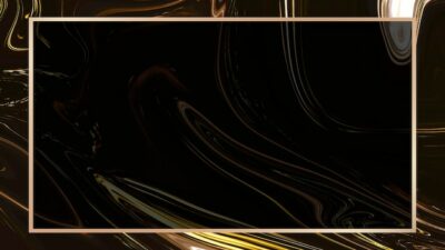 Free Vector | Rectangle golden fluid frame wallpaper