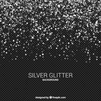 Free Vector | Transparent glitter background