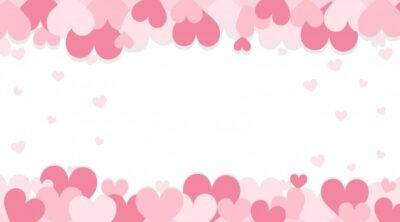 Free Vector | Valentine background with pink hearts