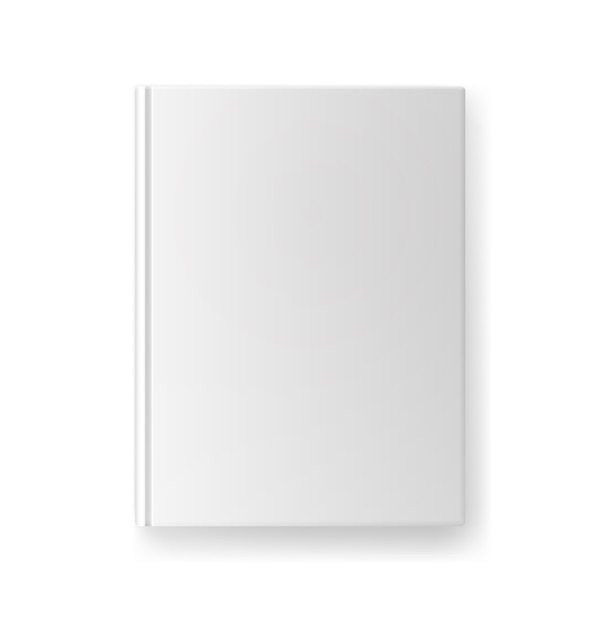 Free Vector | Vector blank book cover design