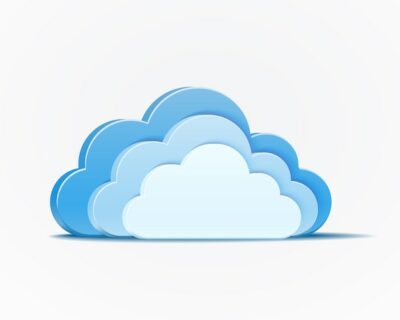 Free Vector | Vector blue clouds element