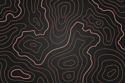 Free Vector | Wallpaper with topographic map style