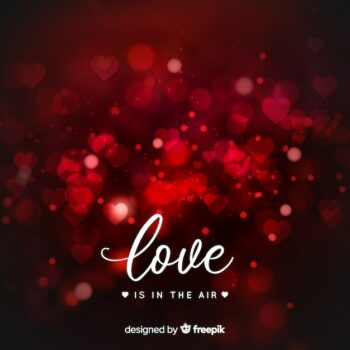 Free Vector | Blurred valentine background