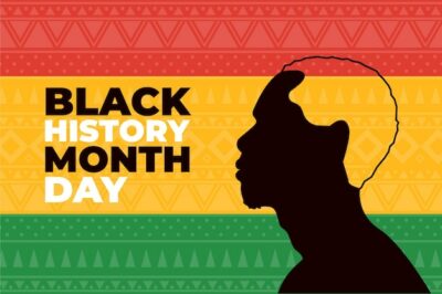 Free Vector | Hand drawn flat black history month background