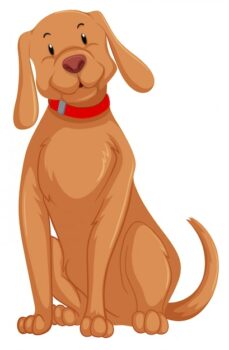 Free Vector | A cute dog character