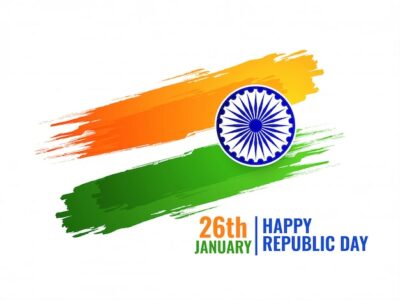 Free Vector | Abstract indian flag tricolor background