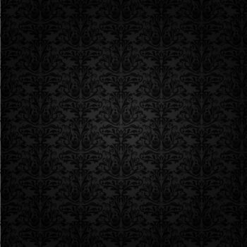 Free Vector | Black damask background