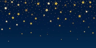 Free Vector | Christmas banner with stars design