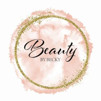 Free Vector | Elegant logo design with watercolour and gold glitter