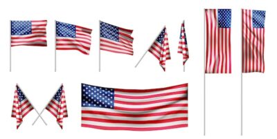 Free Vector | Flat design of flags collection