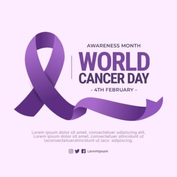 Free Vector | Gradient world cancer day background